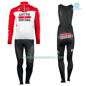 Maillot Cyclisme Hiver + Collant à Bretelles 2018 Lotto-Soudal N001
